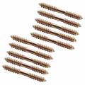 M8 X 70mm Double Ended Wood to Wood Furniture Fixing Dowel Screw 5pcs