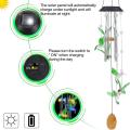 Bird Solar Wind Chimes,color-changing Wind Chimes,with Metal