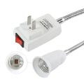 3x E27 Socket Adapter with Switch to Us Plug,bulb Holder Converter