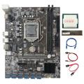 B250c Mining Motherboard with Sata Cable+switch Cable+rj45 Cable