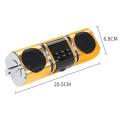 Bluetooth Motorcycle Stereo Speakers Usb Aux Sd Fm Radio Mp3 Player