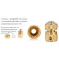 4pcs/set Copper 1/2inch 3/4inch Quick Connector Tap Set Adapter