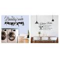 Laundry Room Laundry Room Decoration Wall Stickers Can Remove Black