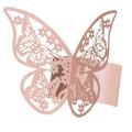 50pcs 3d Butterfly Paper Napkin Rings for Weddings Party Table Decor
