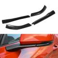 4pcs Carbon Fiber Rearview Side Mirror Trim for Ford Mustang