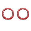 Air Conditioning Vent Outlet Ring for Suzuki Jimny,red Carbon Fiber
