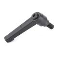 M8 X 16mm Male Thread Machinery Adjustable Handle Lever with Stud