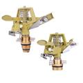 4pcs 3/4 Inch Zinc Alloy Impact Sprinkler Head for Watering Gardens