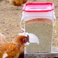Rainproof Poultry Feeder Port 9 Piece Set Diy Poultry Pro Feeding