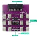 Version Power Supply Breakout Board with 12 Pcs Atx 6pin Power