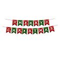 Christmas Pull Flag Banner Flag Holiday Background Wall Decoration 6
