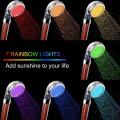 Led Shower Head with 7 Color Lights, Handheld Showerhead - Small
