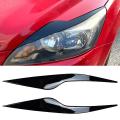 For Ford Focus Mk2.5 2008-2011 Bright Black Headlight Cover Trim Abs