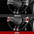 Car Central Control Cd Panel Sticker Trim for Ford Mustang 2009-2013