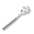Trumpet Mouthpiece for Bach 7c Size Silver Plated