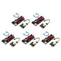 009s Plus Pci-e 1x to 16x Extender Adapter for Btc Miner(5 Pcs)