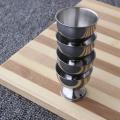 8x Egg Cups Set Stainless Steel Soft Tray Tool Holders Kitchen,silver