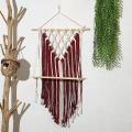 Macrame Wall Hanging Shelf - Crochet Woven Hanging Wall Decor