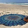 Indian Mandala Hawaii Sunproof Tablecloth Beach Shawl 60 Inches