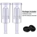 Airlock Set for Fermentation, 20 Pieces Grommets and 6 Pieces Airlock