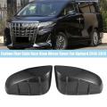 Car Rear View Mirror Cover Reflector Cover Carbon Fiber Pattern