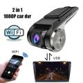 Hd 1080p Car Dvr Camera Wifi Android Usb G-sensor Night Vision