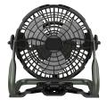 Outdoor Floor Fan Portable with Led Light Adjustment for Garage B