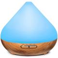 Aroma Diffuser 300ml for Essential Oils Room Eu Plug Wood Grain Color