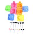 10pcs / Set Mini Eye Fruit Fork Reusable Plastic Kitchen Accessories