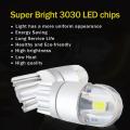 2pcs W5w T10 2 Smd 3030led Super Bright White 12v License Plate Light