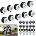 30pcs Motorcycle Rubber Grommets Bolts for Honda Yamaha Suzuki