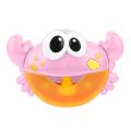 Bubble Machine for Kids Bath Toys Musical Gift for Baby Kids Pink