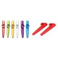 Kids Toys Kazoo Plastic Red Color,pack Of 2