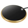 Coffee Warmer Coaster,usb Electric Heater for Office Home,gold 82 X 82 X 7mm