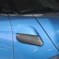 2pcs Car Carbon Fiber Side Turn Signal Cover Trim Fender Sticker