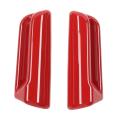 Car Seats Adjustment Handle Switch Cover Stickers Trim, Abs Red