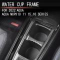 Central Control Cup Frame Panel Water Cup Holder Cover Carbon Fiber