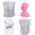Diy Silicone Mold Candle Making Mold (blindfolded Girl Mold)