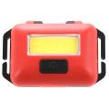 Cob Led Mini Headlight 3 Modes for Outdoor Camping Red