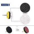 1set 3 Inch Polishing Pads for Drill Bit Grinding Attachments Various