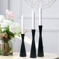 3pcs Metal Cone Candle Holders,dining Table Wedding Candle Holders