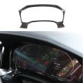 Abs Carbon Fiber Interior Dashboard Meter Display Frame Cover Trim