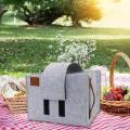 Plate Storage Holder Bag for Kitchen Felt Plate Dish Containers