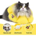 Cat Cone Collar Cute Waterproof Collar Anti-bite Healing (l Pink)