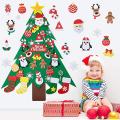 Diy Felt Christmas Tree Kit with Detachable Ornaments for Toddlers