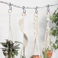 20pcs S Hook for Wardrobe Rod Hanging Plants, Safety Buckle Design