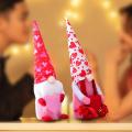 Birthday Gnomes Decoration, Handmade Faceless Doll Rudolph Plush Toy