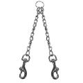 Double Dog Coupler Twin Lead 2 Way for Two Pet Dogs Safety Chain