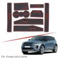 8pcs Car Door Mat Rubber Mat for Range Rover Evoque 2012-2018