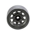 Steel 1.0 Beadlock Wheel Rim Wheel Hub for 1/24 Rc Car,titanium